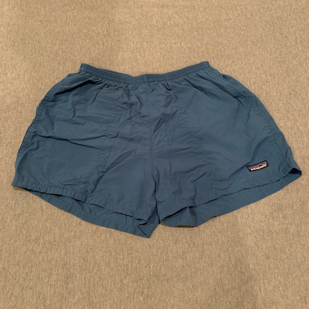 Medium 5" Inseam Blue Patagonia Baggies